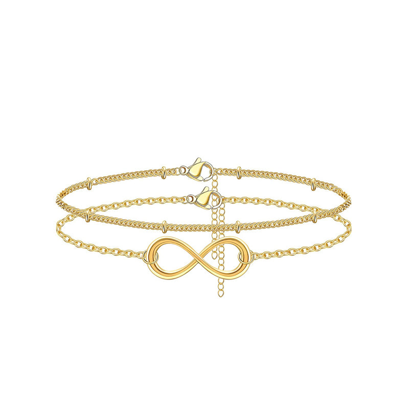 Gold-infinity-bracelet