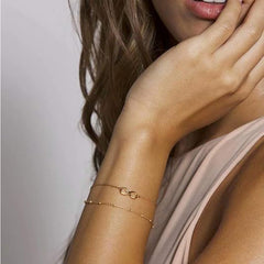 Gold-infinity-bracelet