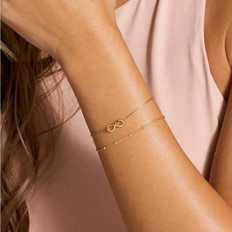 Gold-infinity-bracelet