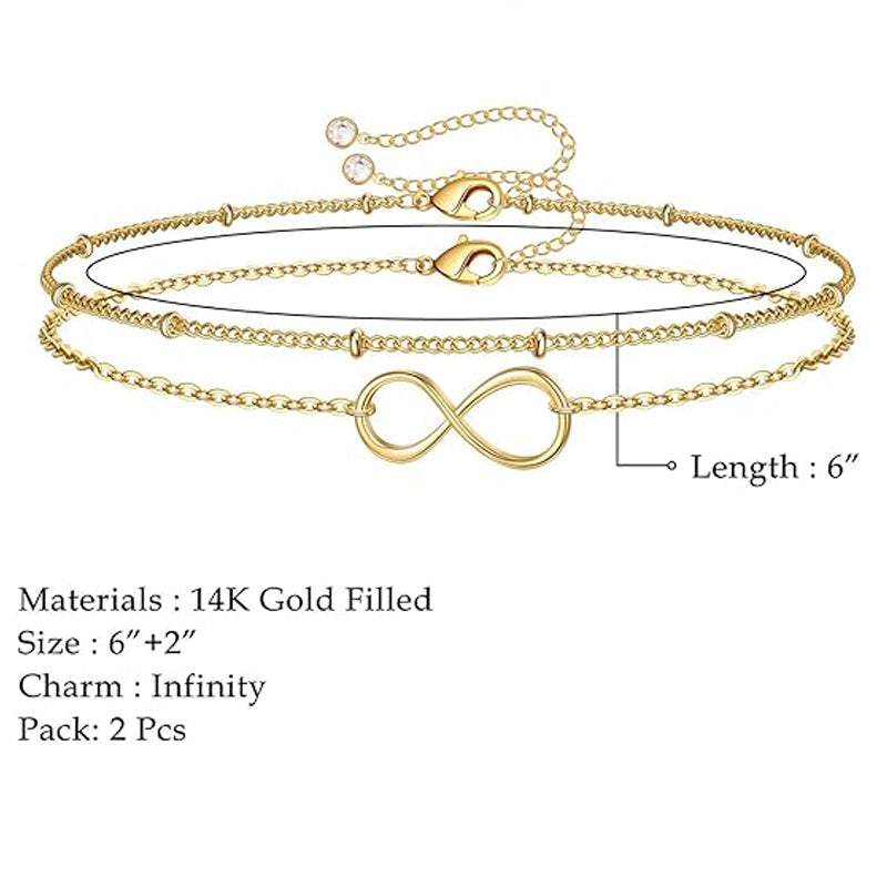 Gold-infinity-bracelet