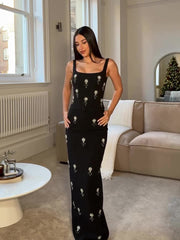 The Noir Beaded Set