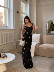 The Noir Beaded Set