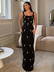 The Noir Beaded Set